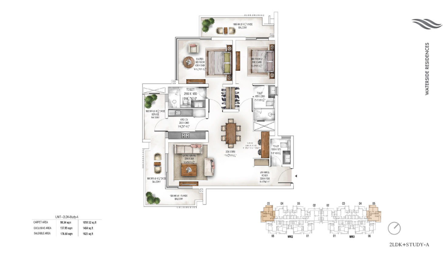 krisumi3bhkfloorplan