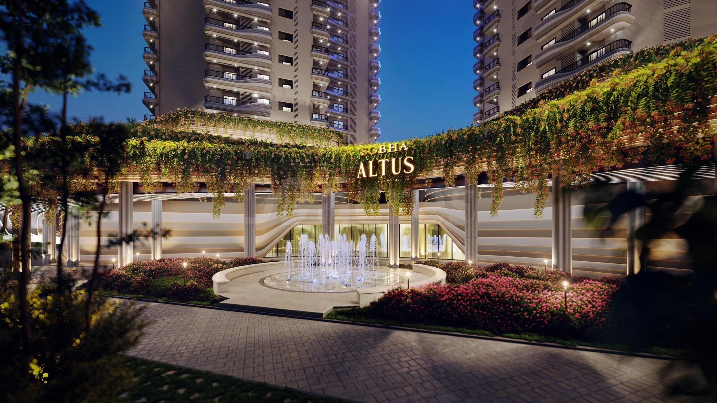 Sobha Altus Sector 106 walking area 