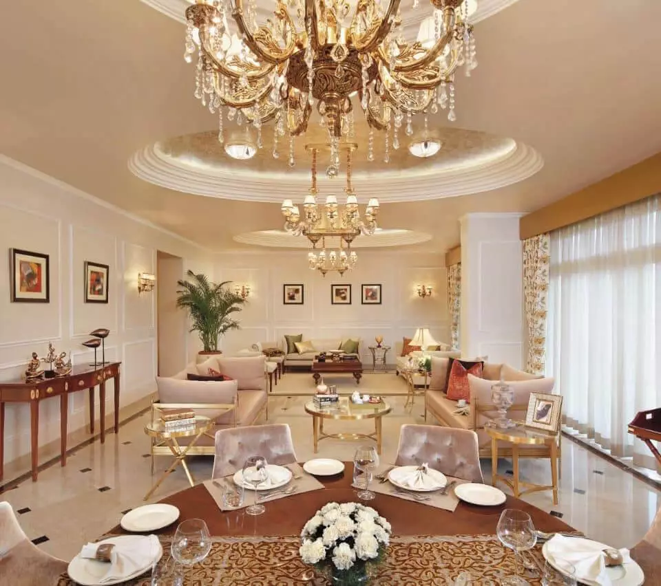 Central Park Sky Villas master dining table