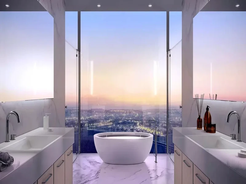 m3m crown bathroom