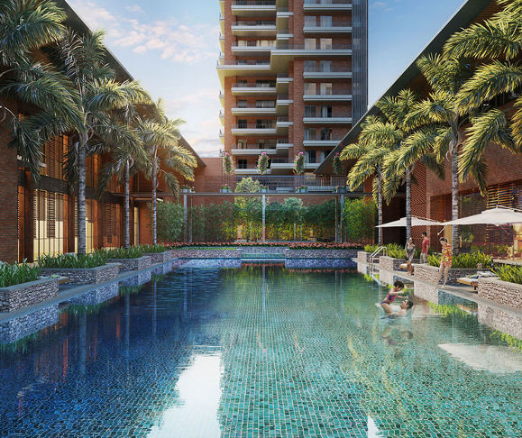 Max Estate Sector 36A swimming pool