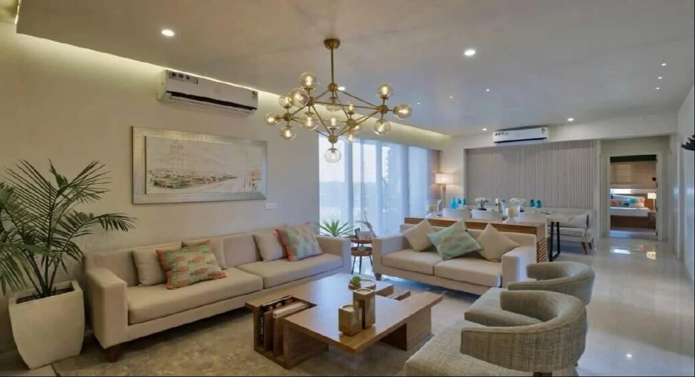 godrej meridian living hall