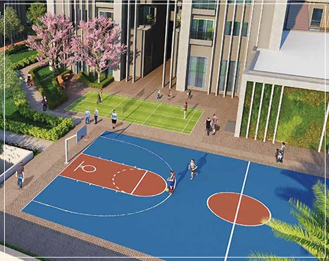 Silverglades 59 basketball court