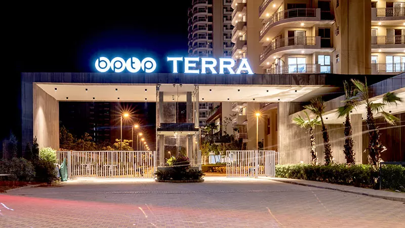 bptp terra main entrance gate