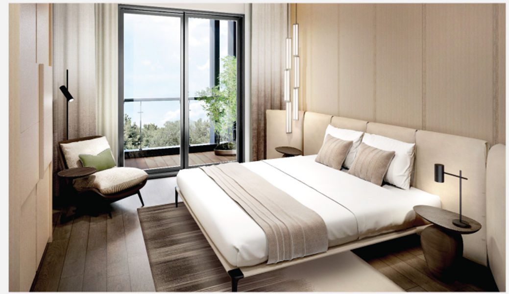 Krisumi Waterside Residences bedroom